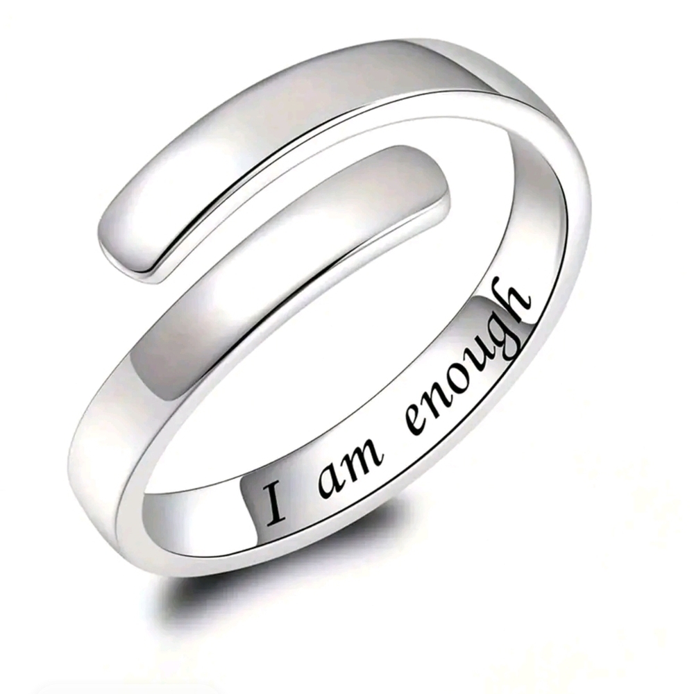 Beautiful Silver Inspirational Ring